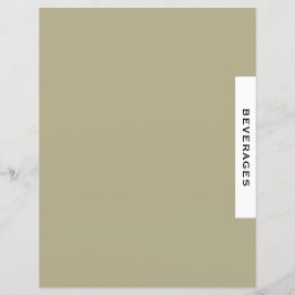 Rezessionsabteilung | Getränke | Seite Schwarz/Wei