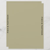 Rezessionsabteilung | Kuchen und Backwaren | Einfa (Vorne/Hinten)