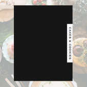 Rezessionsabteilung | Kuchen und Cookies | Schwarz