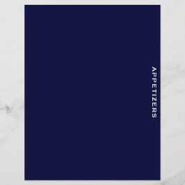 Rezessionsabteilung | Marine und Weiß | Appetithap