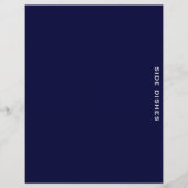 Rezessionsabteilung | Navy Blue & White | Seitlich (Vorderseite)