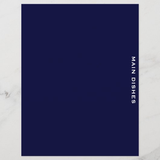 Rezessionsabteilung | Navy Blue & White | Wichtigs (Vorderseite)