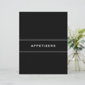 Rezessionsabteilung | Schwarz/Weiß | Appetithappen (Stehend Vorderseite)