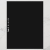 Rezessionsabteilung | Schwarz/Weiß | Seitliche Ges (Rückseite)