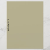 Rezessionsabteilung | Seite & Schwarz | Desserts (Rückseite)