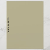 Rezessionsabteilung | Seite & Schwarz | Wichtigste (Rückseite)