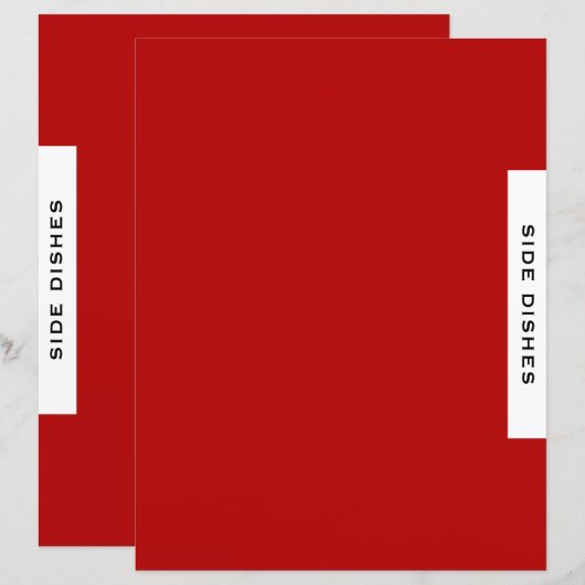 Rezessionsabteilung | Seitliche Geschirr | Rot Sch (Vorne/Hinten)