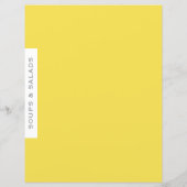 Rezessionsabteilung | Suppen und Salate | Einfach  (Rückseite)