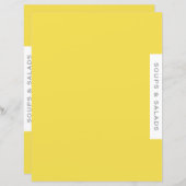 Rezessionsabteilung | Suppen und Salate | Einfach (Vorne/Hinten)