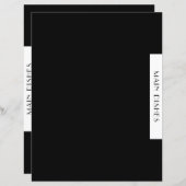 Rezessionsabteilung | Wichtigste Geschirr | Schwar (Vorne/Hinten)