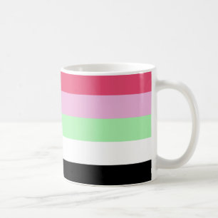 Rezipromantische Pride-Flagge Kaffeetasse