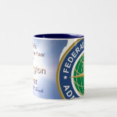 Rf-Name besonders angefertigt Zweifarbige Tasse (Mittel)