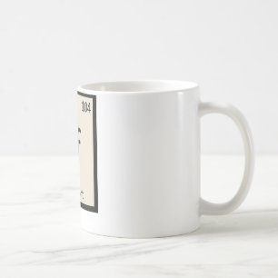 Rf - Roquefort-Käse-Chemie-Periodensystem Kaffeetasse