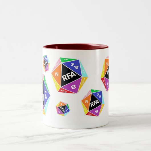 RFA-Tasse Zweifarbige Tasse (Mittel)