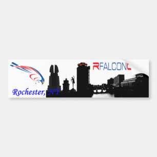 Rfalconcam Cityscape-Autoaufkleber Autoaufkleber