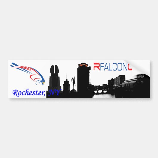 Rfalconcam Cityscape-Autoaufkleber Autoaufkleber (Vorne)