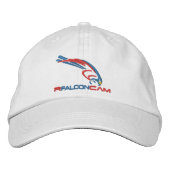 RFalconcam Logo Hat - Alle Stile und Farben Bestickte Baseballkappe (Vorderseite)