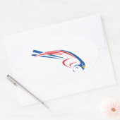 Rfalconcam Oval Sticker (Umschlag)