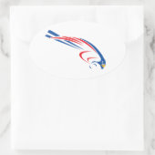 Rfalconcam Oval Sticker (Tasche)