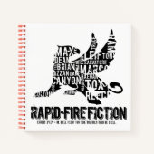 RFF Griffin Sketchbook-Jubiläum BLK-Logo Notizblock (Vorderseite)