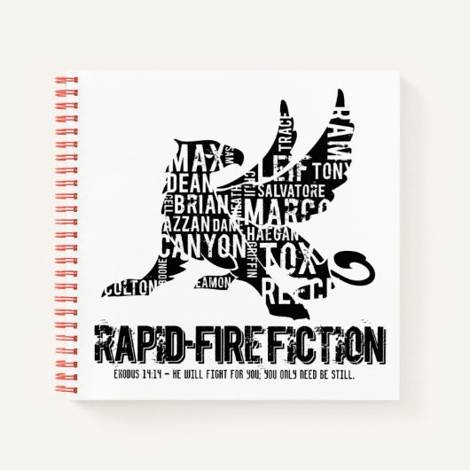 RFF Griffin Sketchbook-Jubiläum BLK-Logo Notizblock (Vorderseite)