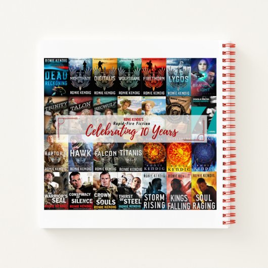 RFF Griffin Sketchbook-Jubiläum BLK-Logo Notizblock (Rückseite)