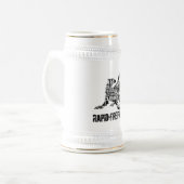 RFF Griffin Stein BLK Logo Bierglas (Vorderseite Links)