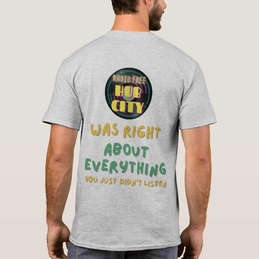 RFHC Was Right T-Shirt (Rückseite)