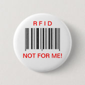 "RFID-" Knopf Button (Vorderseite)