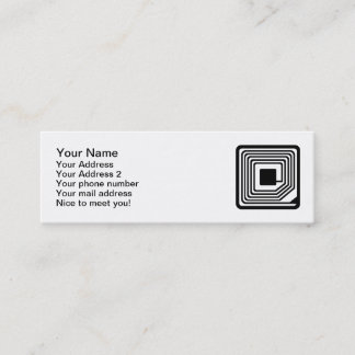 RFID-Mikrochip Mini Visitenkarte
