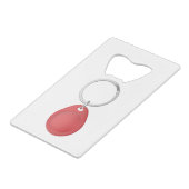 RFID-Schlüsselfokus Geldbeutel Flaschenöffner (Vorderseite Schrägansicht)