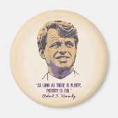 RFK - Armut ist böse Magnet (Vorne)