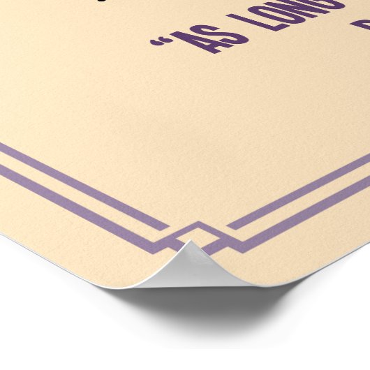 RFK - Armut ist böse Poster (Ecke)