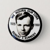 RFK beklagen - Knopf Button (Vorderseite)