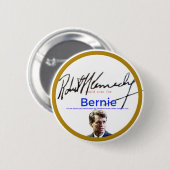RFK für Bernie-Sandpapierschleifmaschinen Button (Vorne & Hinten)