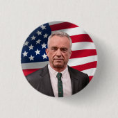 RFK für den Präsidenten 2024 Button (Vorderseite)