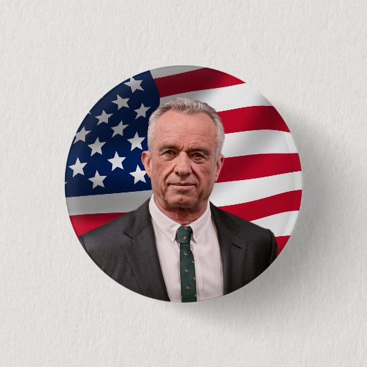 RFK für den Präsidenten 2024 Button (Vorderseite)