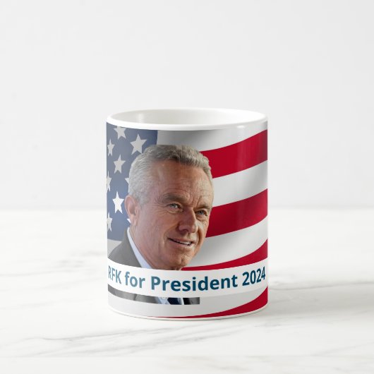 RFK für den Präsidenten 2024 Kaffeetasse (Mittel)