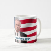 RFK für den Präsidenten 2024 Kaffeetasse (VorderseiteRechts)