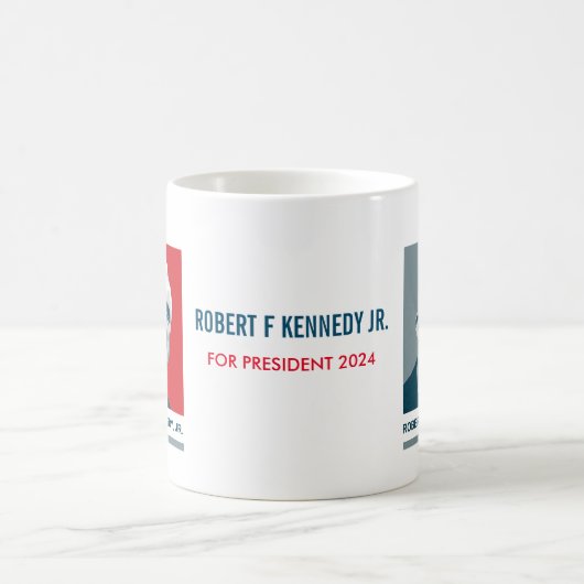 RFK für den Präsidenten 2024 Kaffeetasse (Mittel)