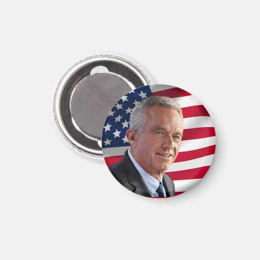 RFK für den Präsidenten 2024 Magnet (Vorderseite/Rückseite)