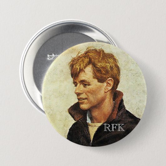 RFK in JFK's Jacke Button (Vorne & Hinten)