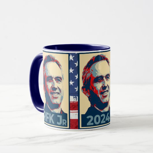RFK Jr 2024 Amerikas Hope-Tasse Tasse (Vorderseite Links)
