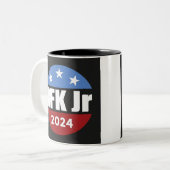 RFK Jr 2024 Zweifarbige Tasse (Vorderseite Links)