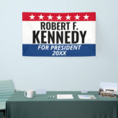 RFK JR Kennedy für Präsident - Kampagne Banner (Messeveranstaltung)