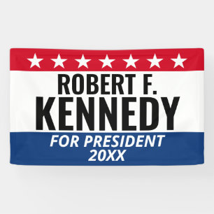 RFK JR Kennedy für Präsident - Kampagne Banner