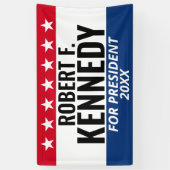 RFK JR Kennedy für Präsident - Kampagne Banner (Vertikal)
