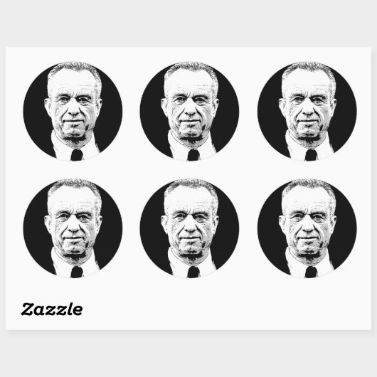 RFK Jr. Runder Aufkleber (Blatt)