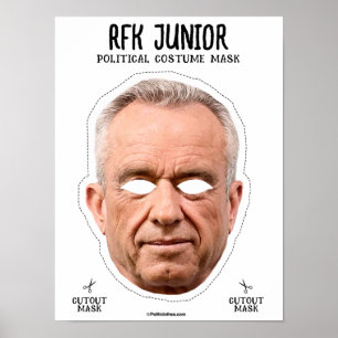 RFK Junior Costume Mask Poster