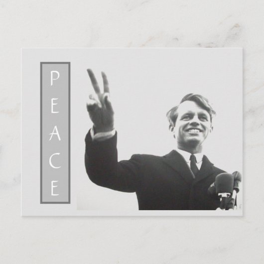 RFK PEACE POSTKARTE (Vorderseite)